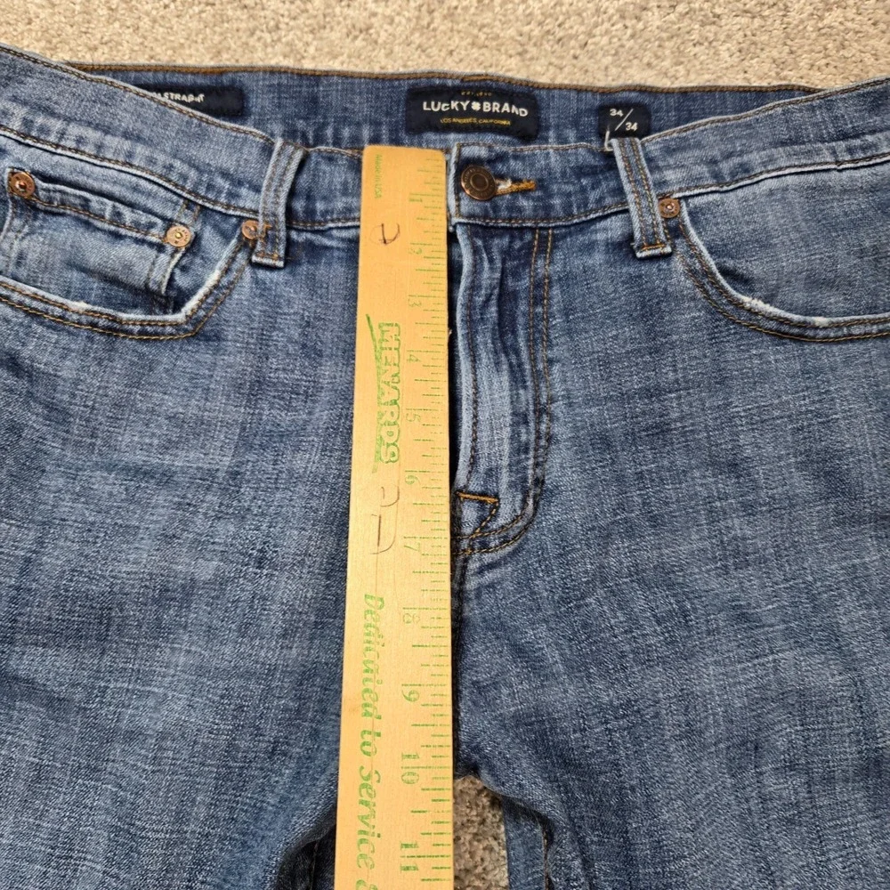 Lucky Brand 221 Original Straight Jeans Men 34x34‎ stretch